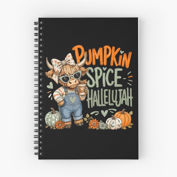 Item preview, Pumpkin Spice Hallelujah Cute Highland Cow Fall Y’all designed and sold by VioletNance.