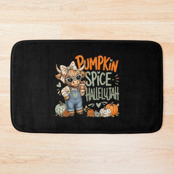 Item preview, Pumpkin Spice Hallelujah Cute Highland Cow Fall Y’all designed and sold by VioletNance.