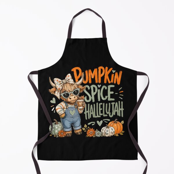 Item preview, Pumpkin Spice Hallelujah Cute Highland Cow Fall Y’all designed and sold by VioletNance.