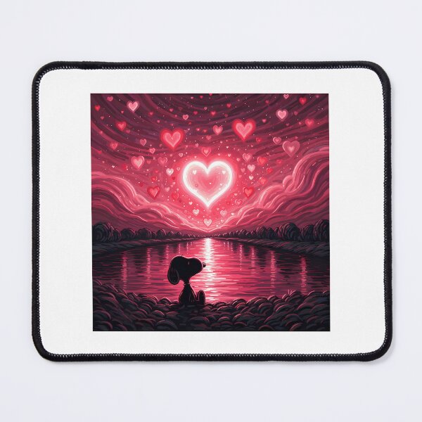 Item preview, Snoopy Hearts Valentine Night Scene M | ⭐⭐⭐⭐⭐ designed and sold by DariusArtworks.