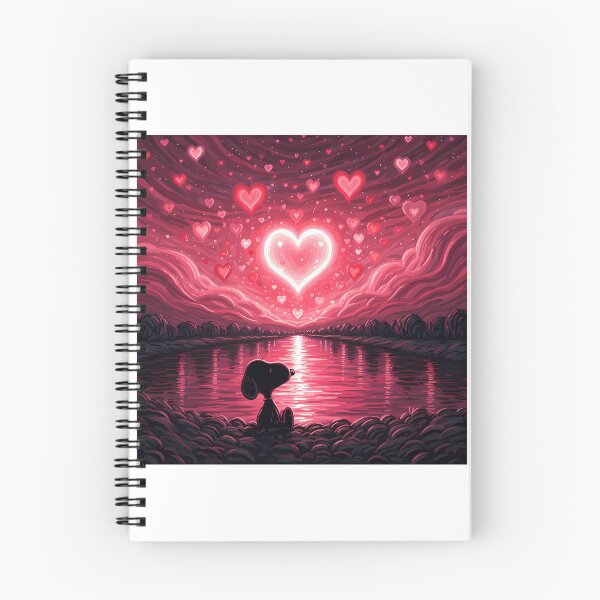 Item preview, Snoopy Hearts Valentine Night Scene M | ⭐⭐⭐⭐⭐ designed and sold by DariusArtworks.