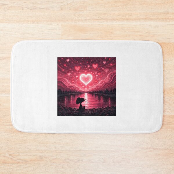 Item preview, Snoopy Hearts Valentine Night Scene M | ⭐⭐⭐⭐⭐ designed and sold by DariusArtworks.