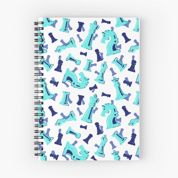 Item preview, Chess Piece Party - Blue on White designed and sold by prinzbydesign.