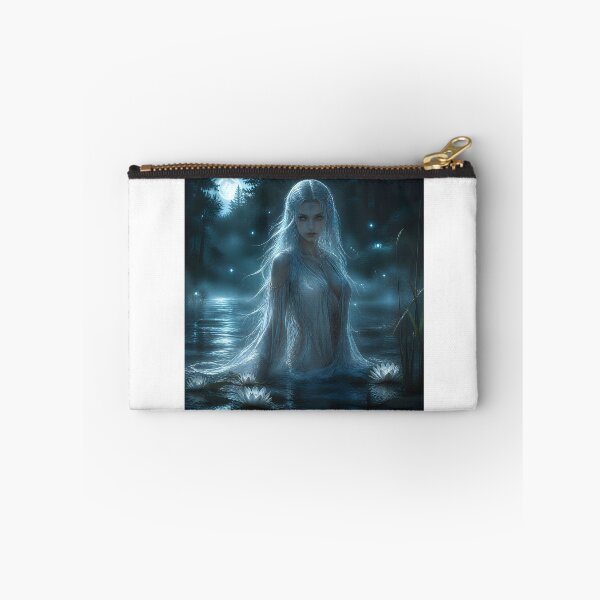 Item preview, Świtezianka – Slavic Water Nymph Mythical Art Print designed and sold by LittleBigGifts.