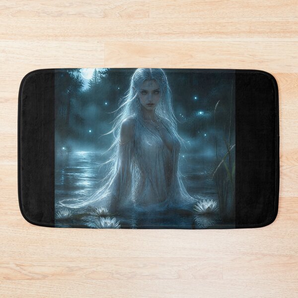Item preview, Świtezianka – Slavic Water Nymph Mythical Art Print designed and sold by LittleBigGifts.