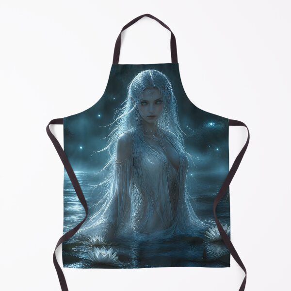 Item preview, Świtezianka – Slavic Water Nymph Mythical Art Print designed and sold by LittleBigGifts.