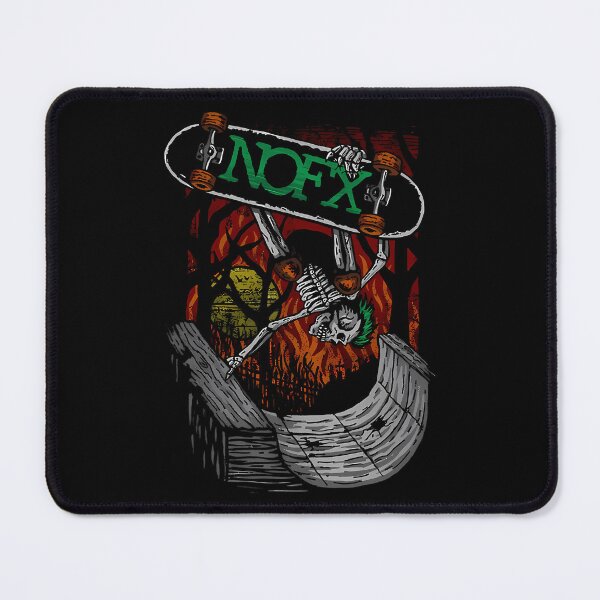 Item preview, NOFX Skeleton Skateboard Halfpipe Punk Graphic designed and sold by StuartMooreArt.