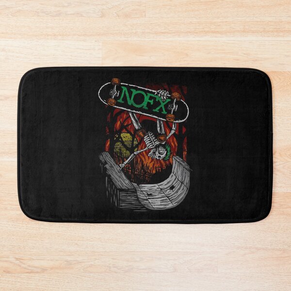 Item preview, NOFX Skeleton Skateboard Halfpipe Punk Graphic designed and sold by StuartMooreArt.