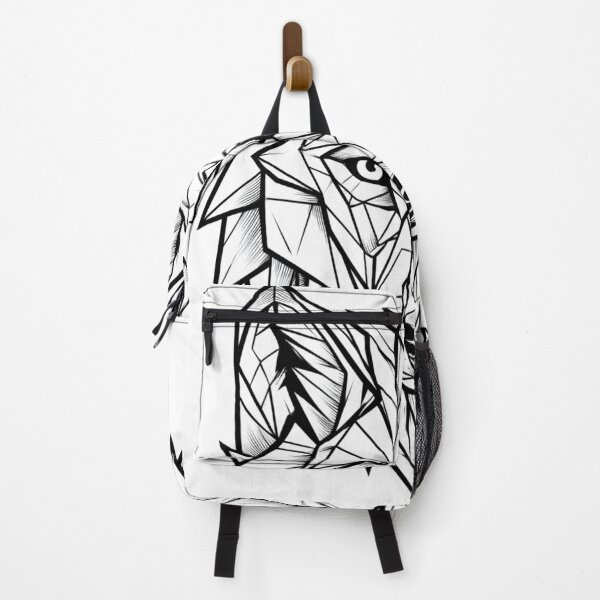Item preview, Minimalist Geometric Wolf Head Line Art designed and sold by TrendyGalaxy.