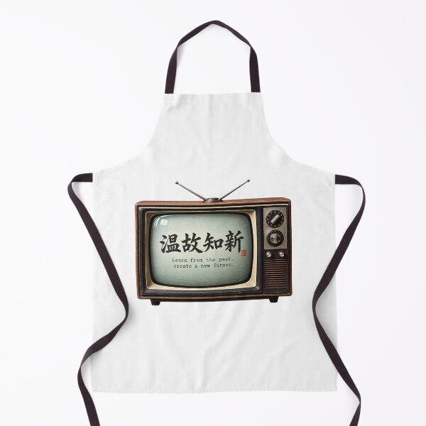 Item preview, Retro CRT TV Japanese Calligraphy designed and sold by itotoiro design.