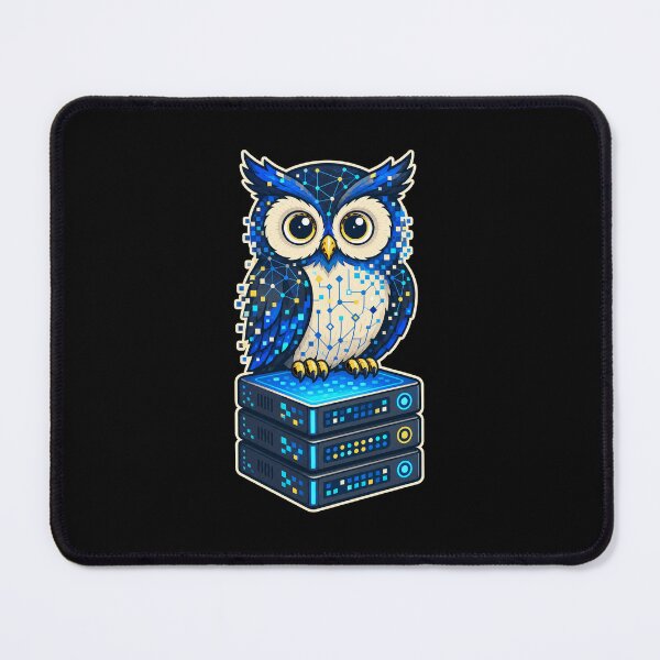 Item preview, adversarial Neural Night Owl Tech Art designed and sold by Uglyandcute.