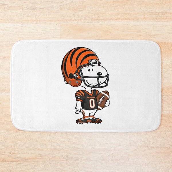 Item preview, Snoopy Holding Football In Cincinnati Jersey | ⭐⭐⭐⭐⭐ designed and sold by DariusArtworks.