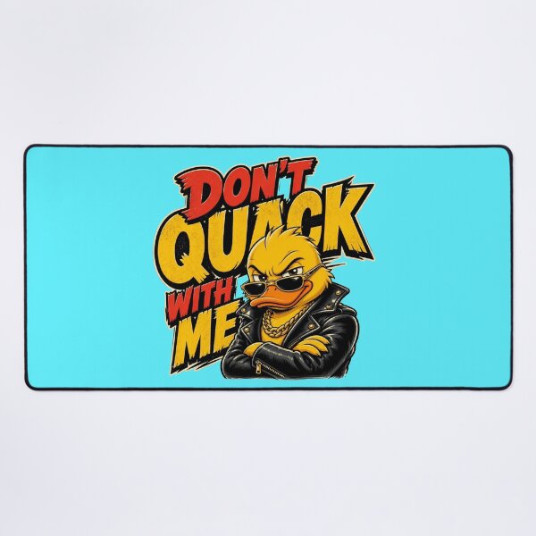 Item preview, Don't Quack With Me – Funny Badass Yellow Duck designed and sold by Cavalier-org.