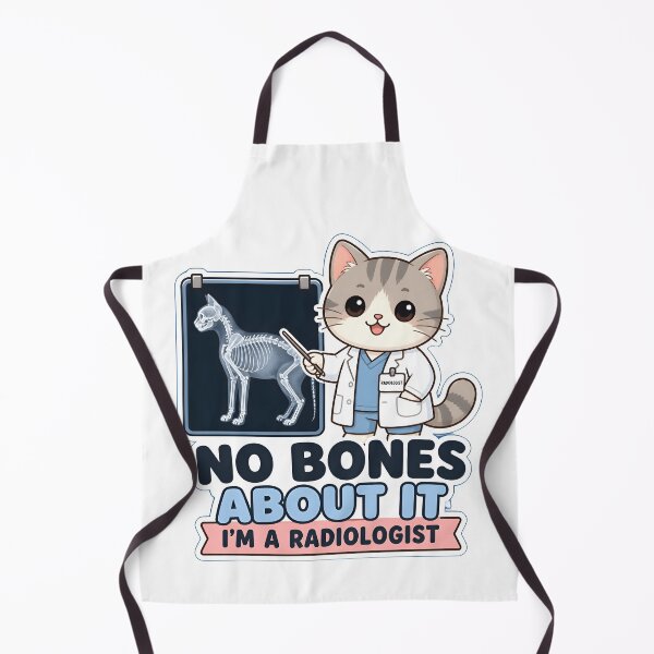 Item preview, No Bones About It – Funny Veterinary Radiologist Cat designed and sold by Bettybee00.