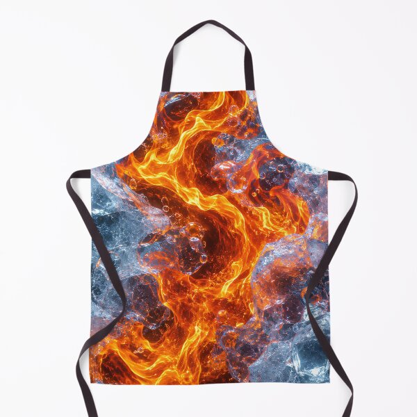 Item preview, Fire and Ice Texture | Flames Trapped Inside Frozen Crystal designed and sold by Extravanganzza.