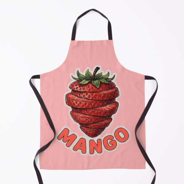 Item preview, Funny Sliced Strawberry MANGO Die-Cut Sticker | Ironic Sarcastic Fruit Graphic | Funny Confusion Quote T-Shirt Print | Pop Art Meme Decal designed and sold by SergioMiklos.