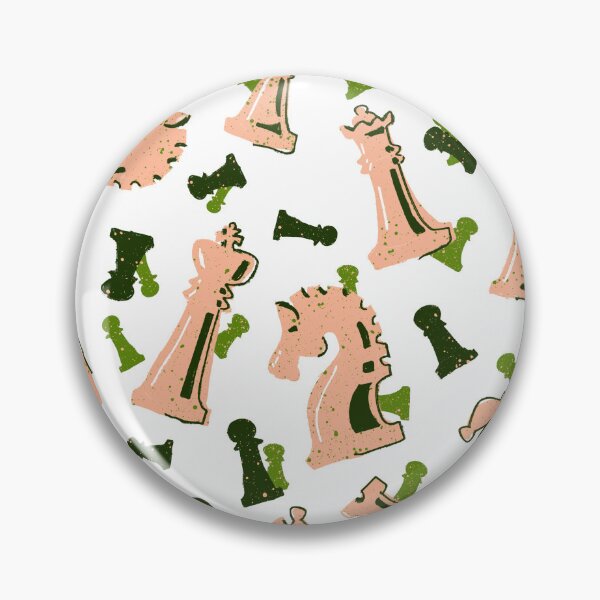 Item preview, Chess Piece Party - Peaches and Green designed and sold by prinzbydesign.