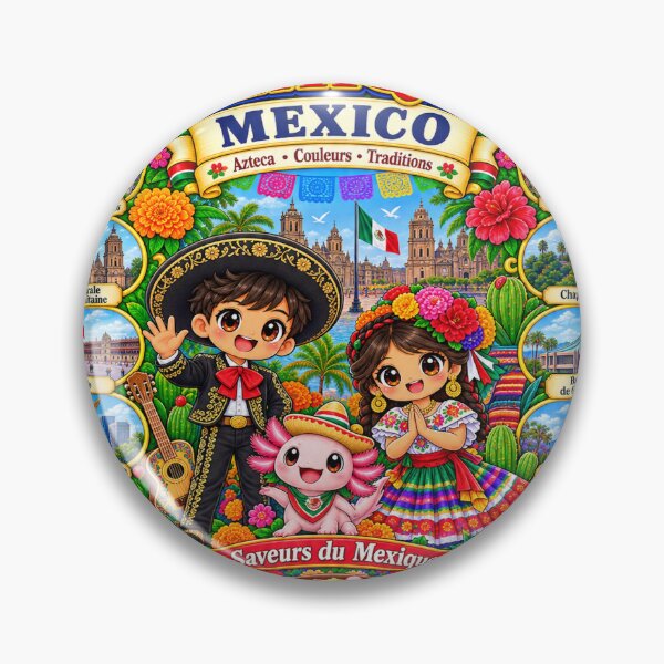 Item preview, Mexico – Kawaii Trip, Mexican Culture and Flavors of Mexico designed and sold by Cifi64.