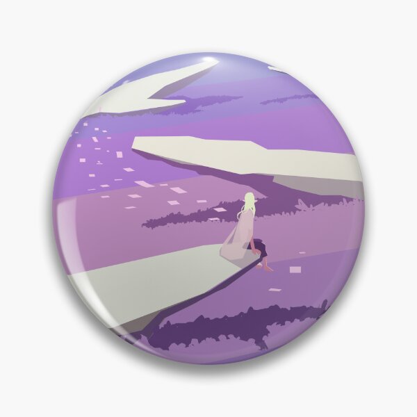 Item preview, Purple surreal landscape with floating rocky platforms designed and sold by Zeryna.
