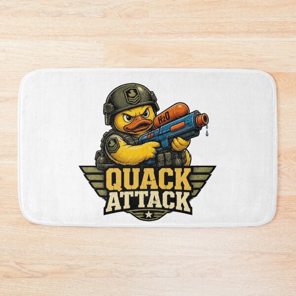 Item preview, Quack Attack – Badass Military Duck designed and sold by Cavalier-org.