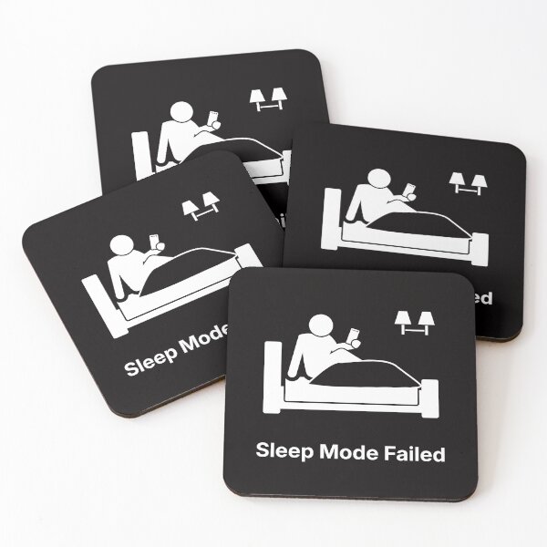 Item preview, Sleep Mode Failed | Funny Phone Addiction | Digital Life Humor designed and sold by ContigoART.