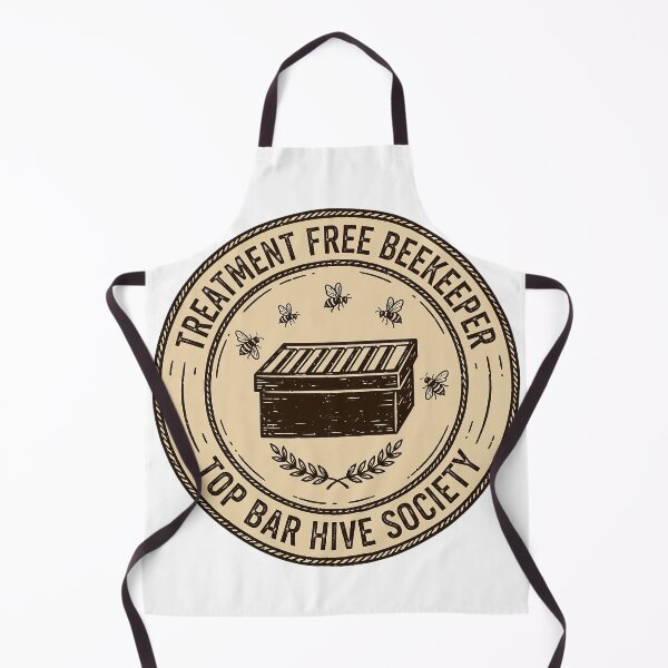 Item preview, Treatment Free Beekeeper Top Bar Hive Society Natural Beekeeping Badge designed and sold by TauqeerArts.