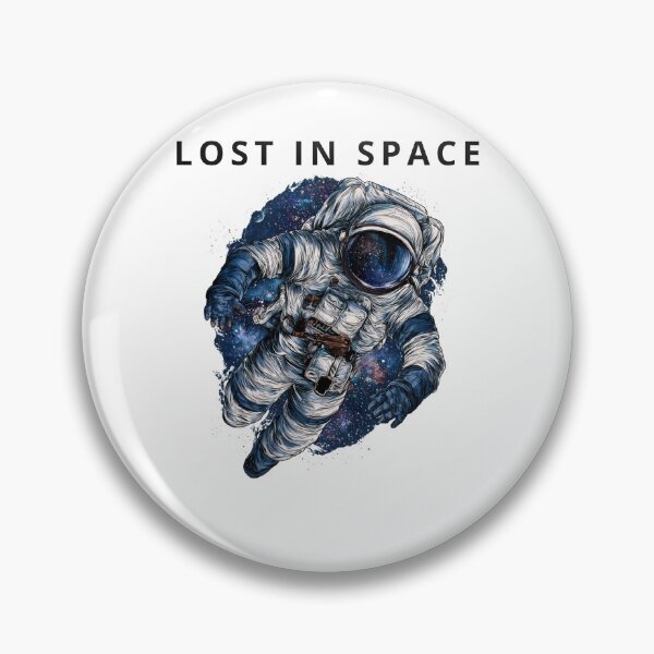 Item preview, Astronaut Floating in Cosmos Space Illustration designed and sold by TrendyGalaxy.
