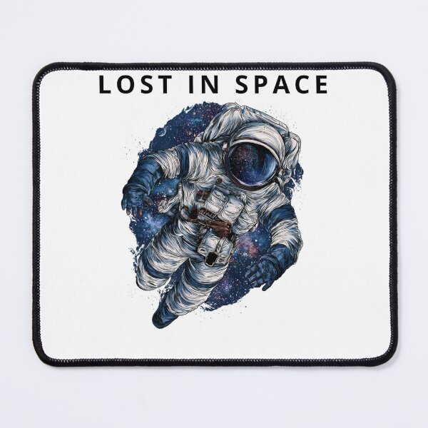 Item preview, Astronaut Floating in Cosmos Space Illustration designed and sold by TrendyGalaxy.