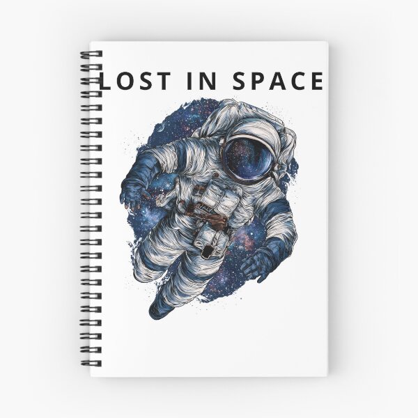 Item preview, Astronaut Floating in Cosmos Space Illustration designed and sold by TrendyGalaxy.