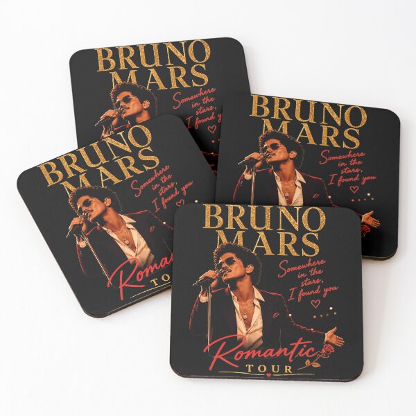 Item preview, Bruno Mars Romantic Tour 2026 Lyric Design designed and sold by Catsi-Nook-Art.