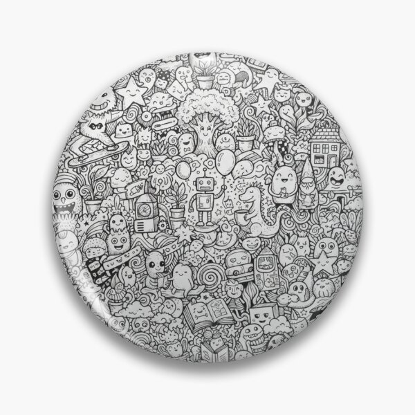 Item preview, Doodle Wonderland Hand Drawing designed and sold by PlengPoomofArts.