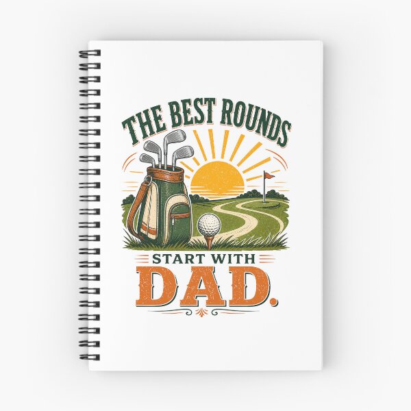 Item preview, The Best Rounds Start With Dad Golf Gift designed and sold by Colorful Designs.