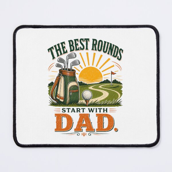 Item preview, The Best Rounds Start With Dad Golf Gift designed and sold by Colorful Designs.