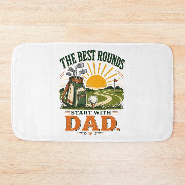 Item preview, The Best Rounds Start With Dad Golf Gift designed and sold by Colorful Designs.