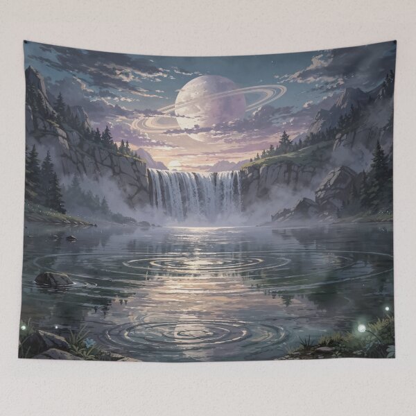 Item preview, Saturn Sang Over Still Waters designed and sold by Anvc-Art.