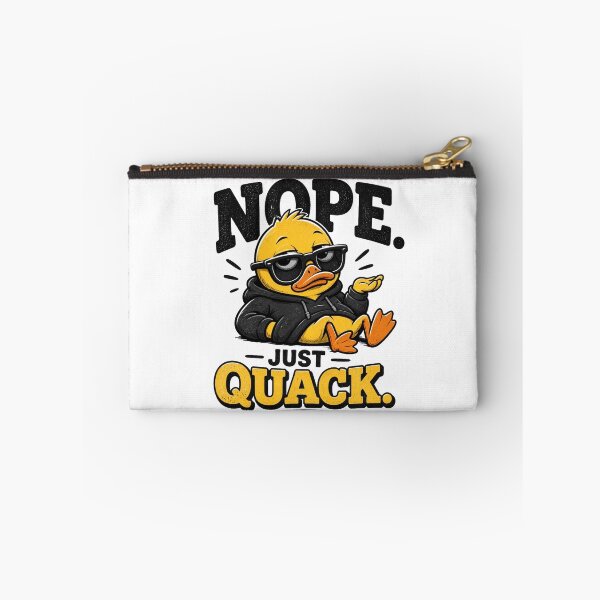 Item preview, Nope. Just Quack. – Sarcastic Yellow Duck designed and sold by Cavalier-org.