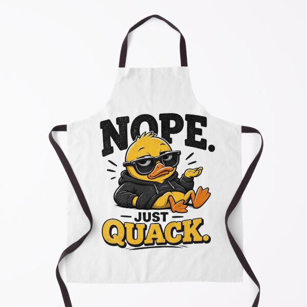 Item preview, Nope. Just Quack. – Sarcastic Yellow Duck designed and sold by Cavalier-org.