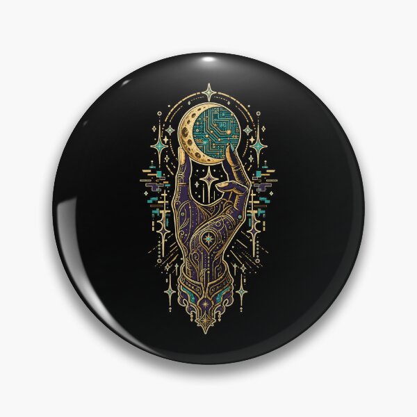 Item preview, adversarial Digital Fortune Mystic Tech Art designed and sold by Uglyandcute.