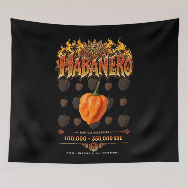 Item preview, Habanero: Pepper & Scoville Heat Units designed and sold by Jessie Slamwhorella.