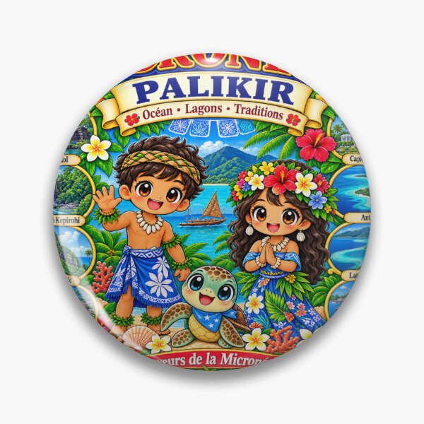 Item preview, Micronesia Palikir – Kawaii Trip, Pacific Lagoons and Micronesian Culture designed and sold by Cifi64.