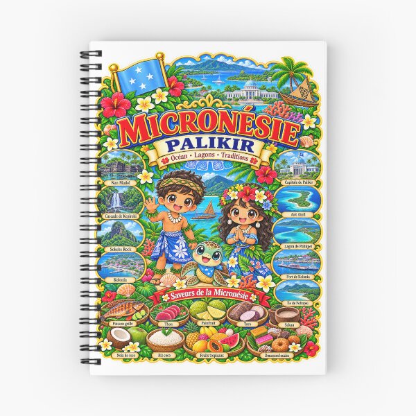 Item preview, Micronesia Palikir – Kawaii Trip, Pacific Lagoons and Micronesian Culture designed and sold by Cifi64.
