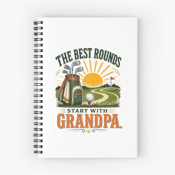 Item preview, The Best Rounds Start With Grandpa Golf Gift designed and sold by Colorful Designs.
