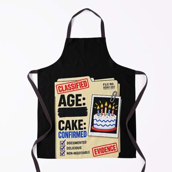 Item preview, Funny Classified Birthday Cake Funny Case Dossier Art designed and sold by elderberry.