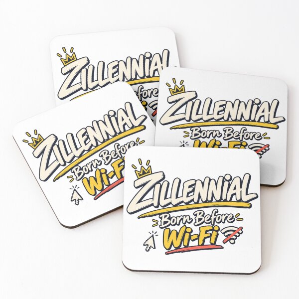 Item preview, Zillennial Born Before Wi-Fi | 90s 2000s Nostalgia designed and sold by ritach11.
