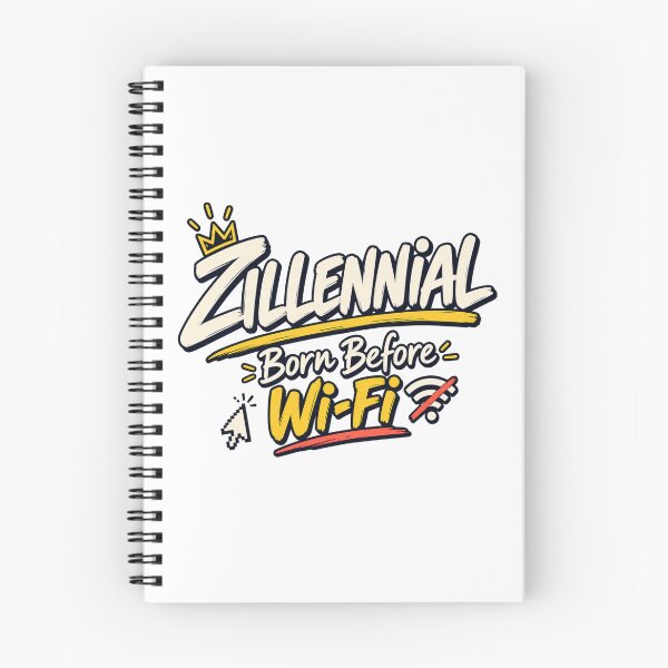 Item preview, Zillennial Born Before Wi-Fi | 90s 2000s Nostalgia designed and sold by ritach11.