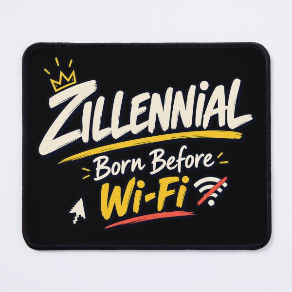 Item preview, Zillennial Born Before Wi-Fi | 90s 2000s Nostalgia designed and sold by ritach11.
