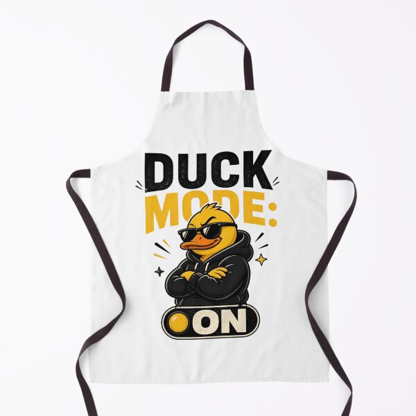 Item preview, Duck Mode: ON – Cool Yellow Duck designed and sold by Cavalier-org.