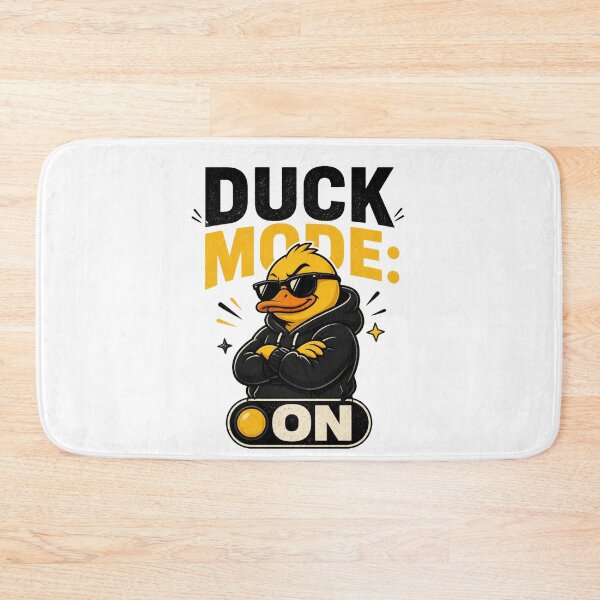 Item preview, Duck Mode: ON – Cool Yellow Duck designed and sold by Cavalier-org.