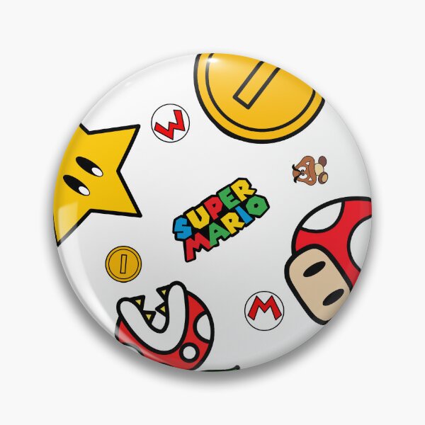 Item preview, Retro Gaming Pattern – Super Mario designed and sold by Shiningsticker8.