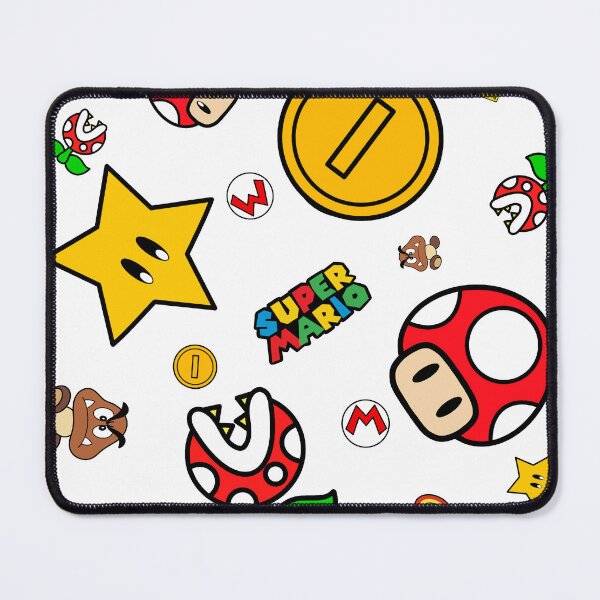 Item preview, Retro Gaming Pattern – Super Mario designed and sold by Shiningsticker8.